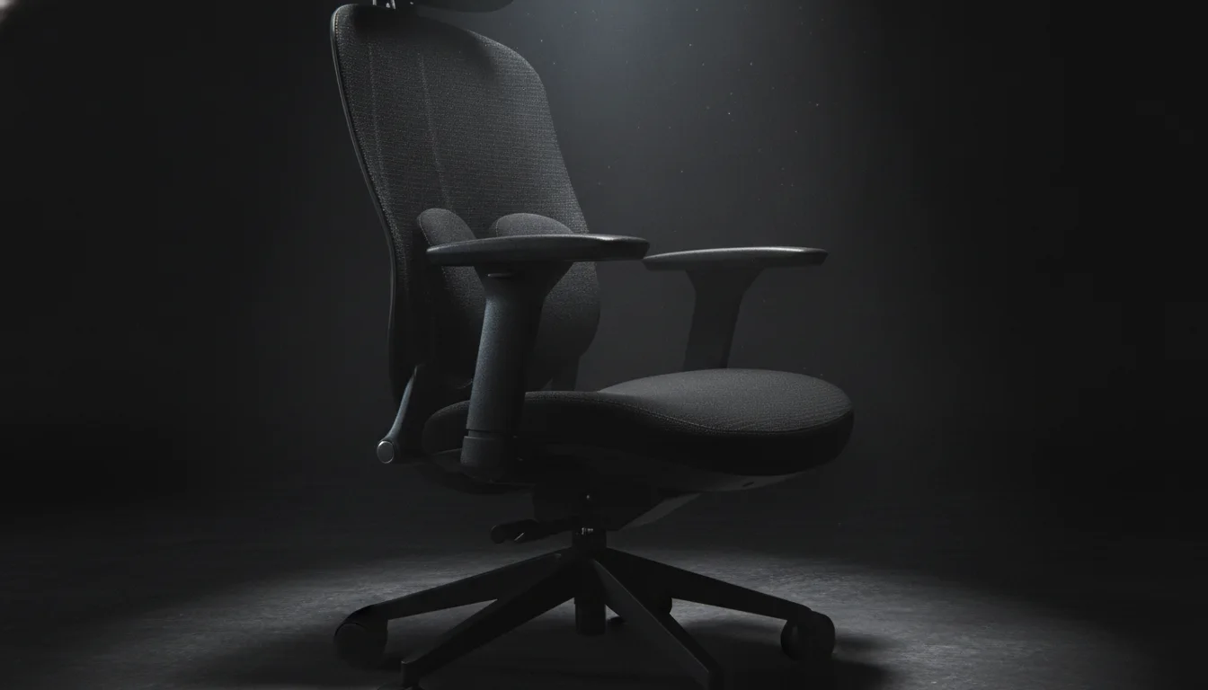 Silla GREMPO en estudio oscuro